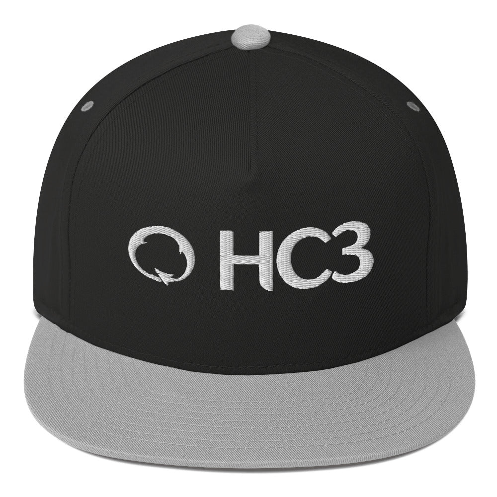 HC3 Embroidered Flat Bill Cap