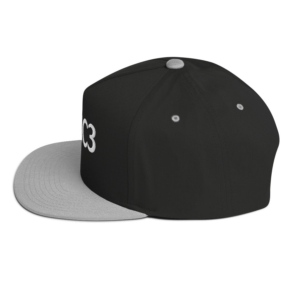 HC3 Embroidered Flat Bill Cap