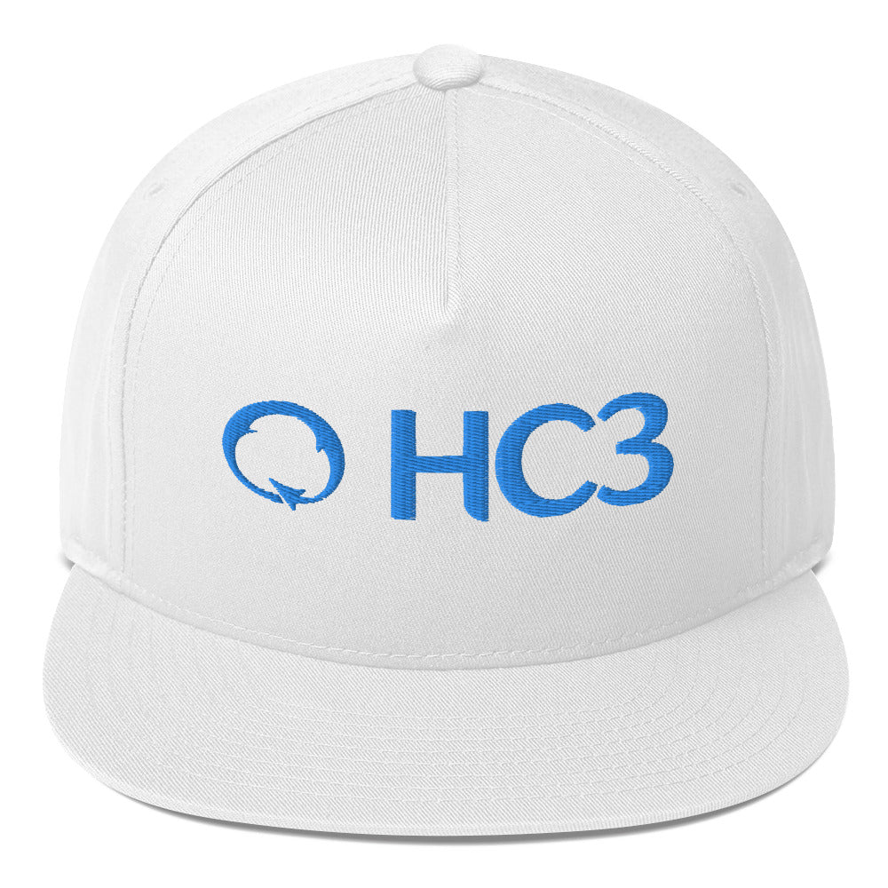 HC3 Embroidered Flat Bill Cap