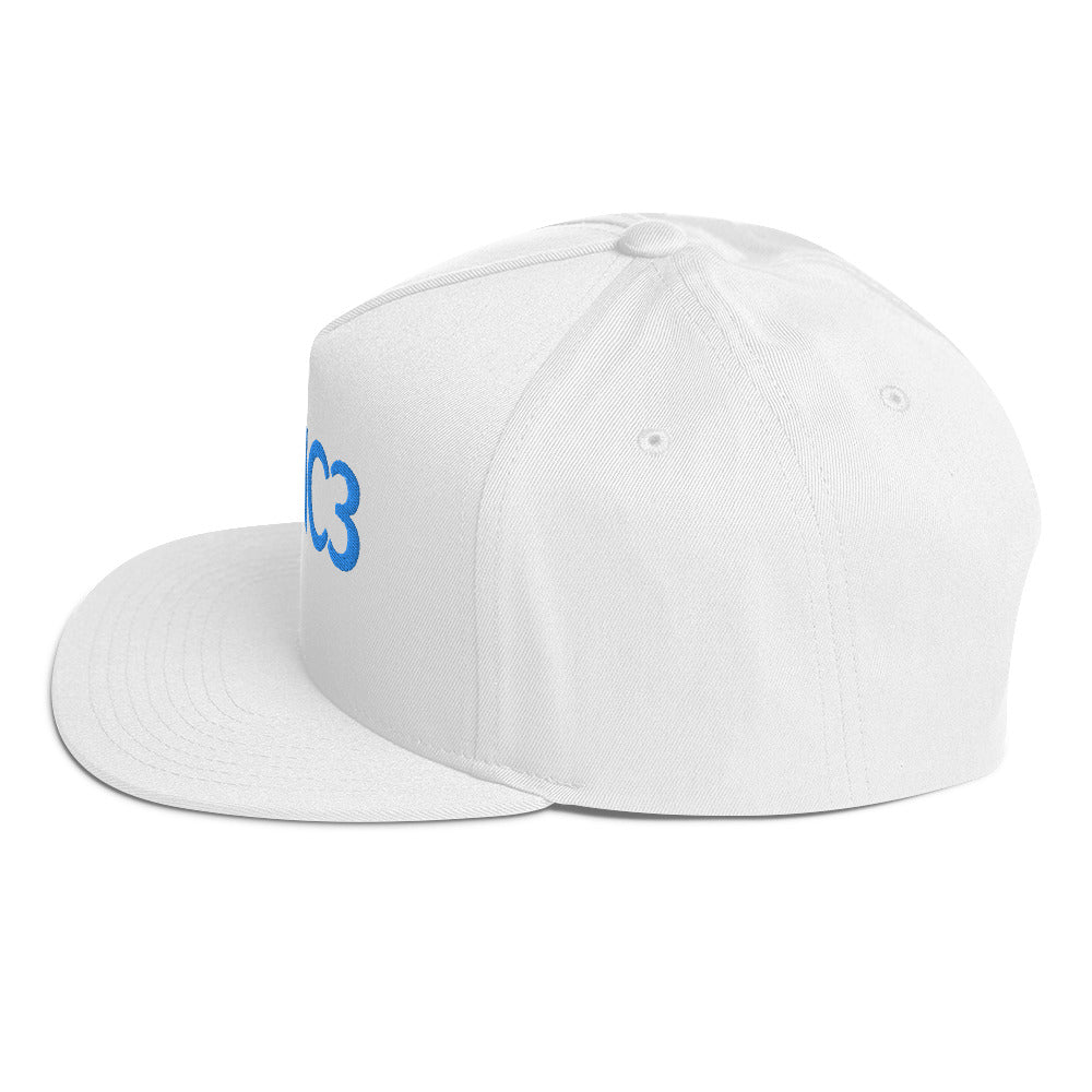 HC3 Embroidered Flat Bill Cap