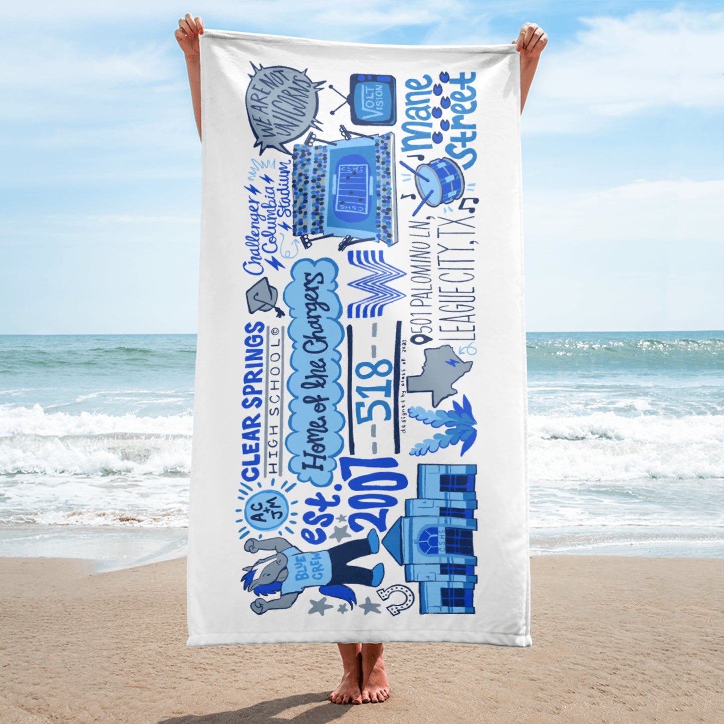 CSHS Beach Towel