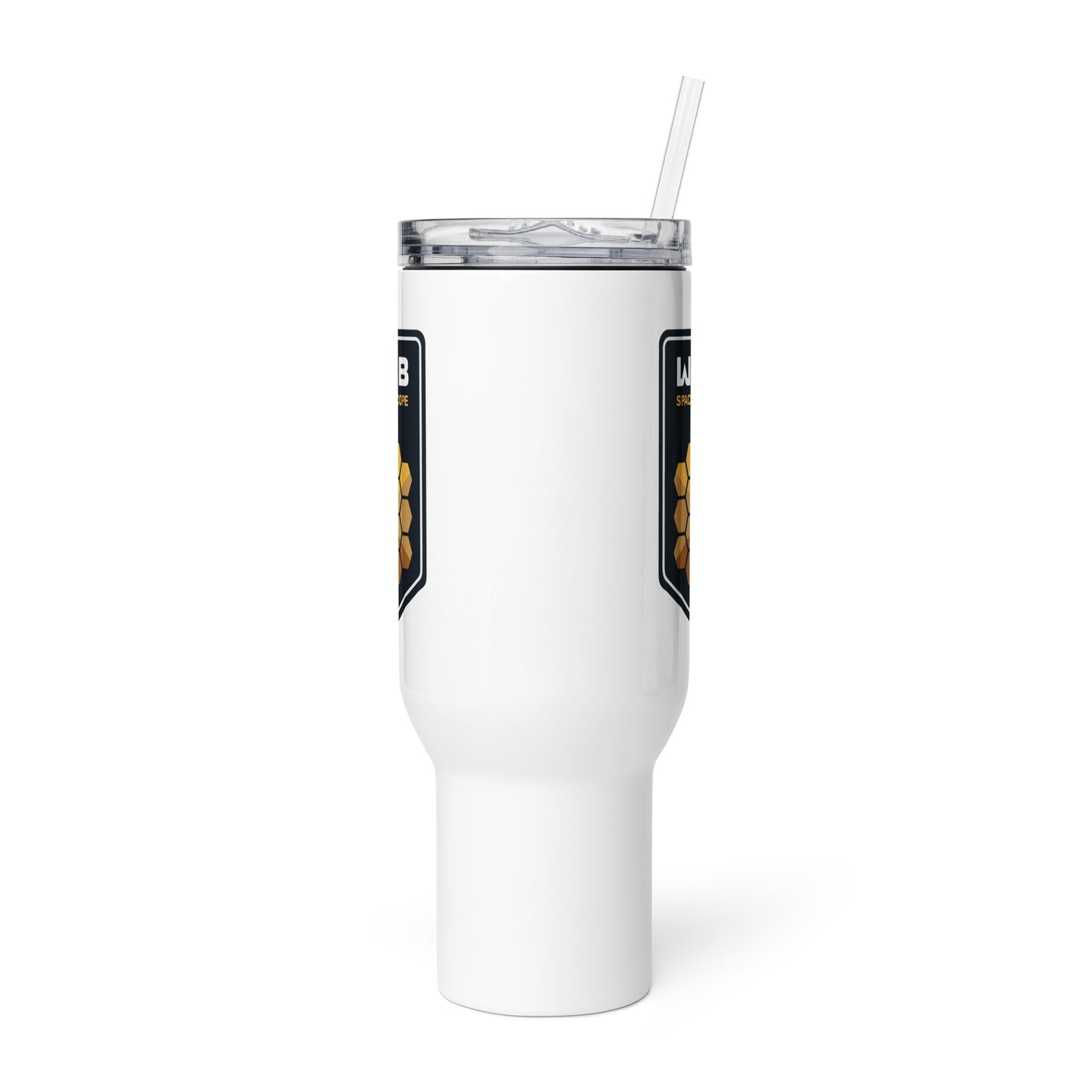 Webb Shield Travel mug with a handle