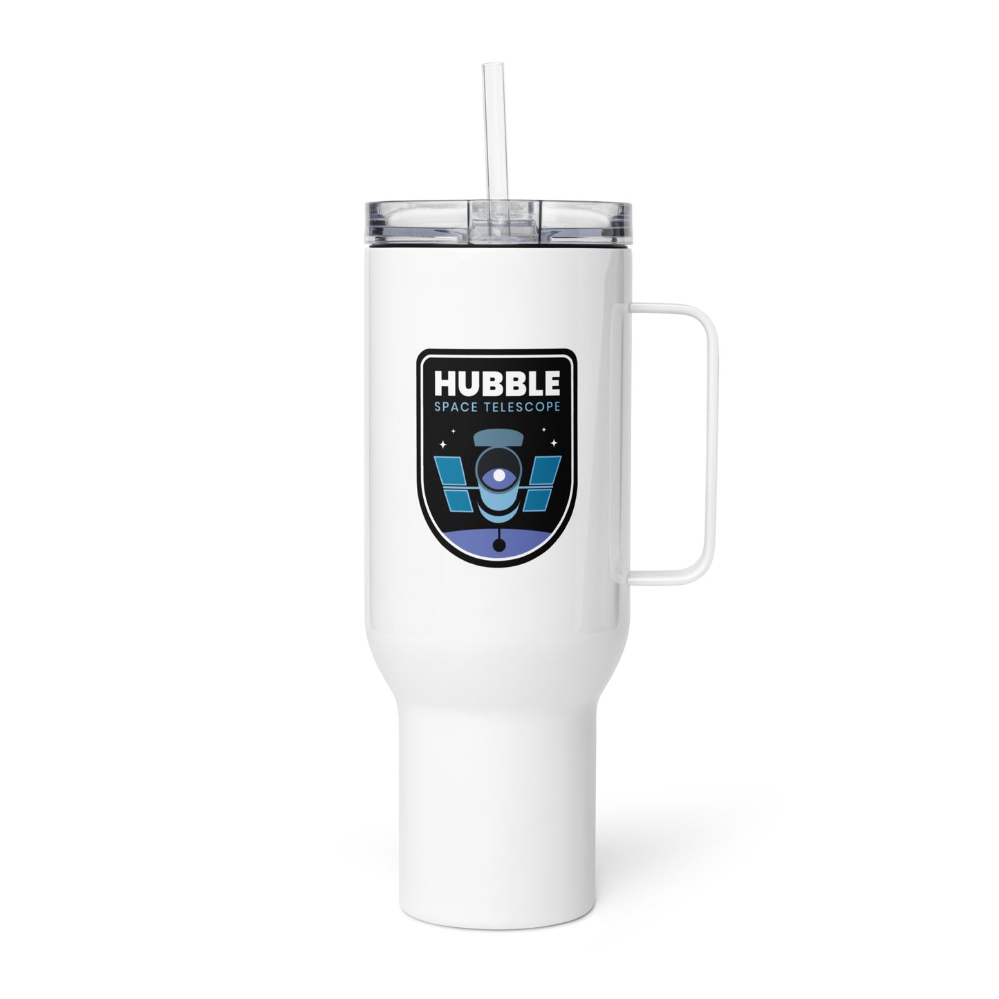 Hubble Shield Travel mug with a handle