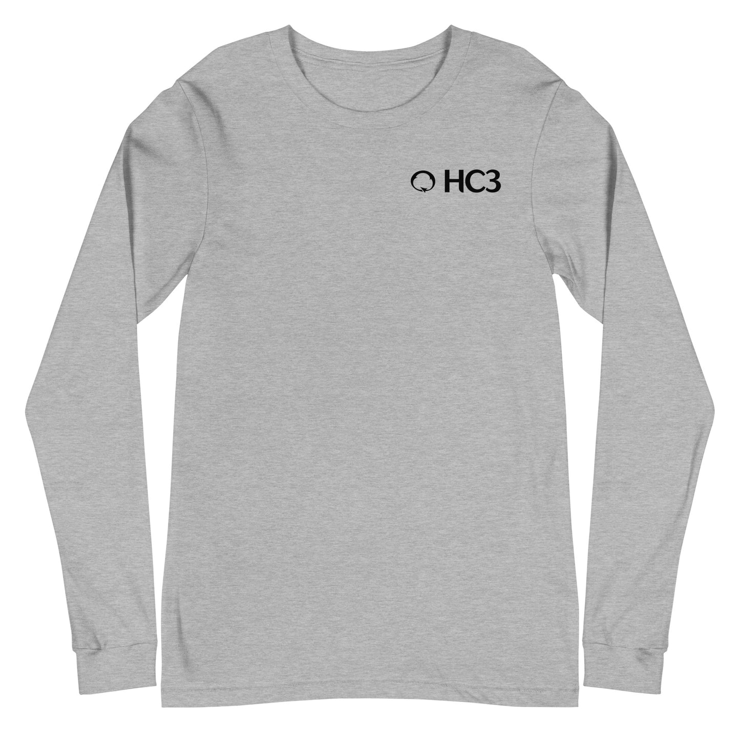 HC3 Unisex Long Sleeve Tee FLC Logo