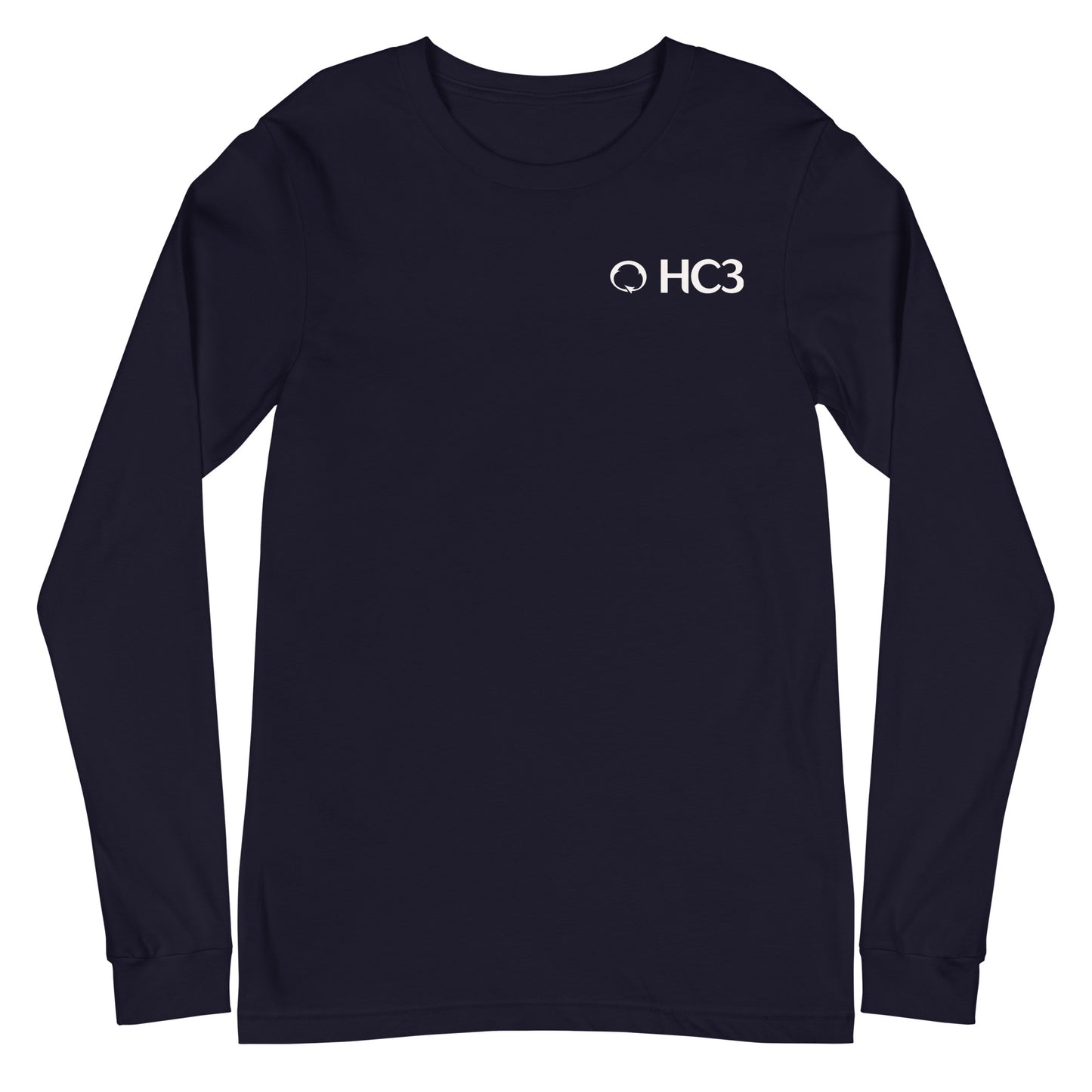 HC3 Unisex Long Sleeve Tee FLC Logo