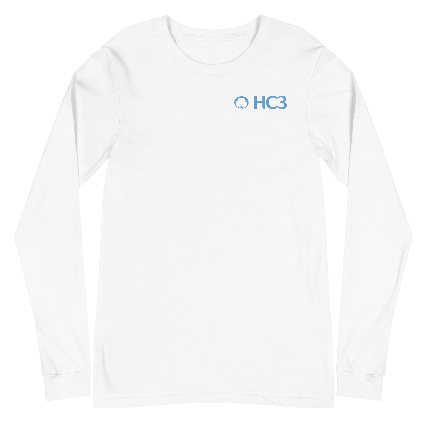HC3 Unisex Long Sleeve Tee FLC Logo