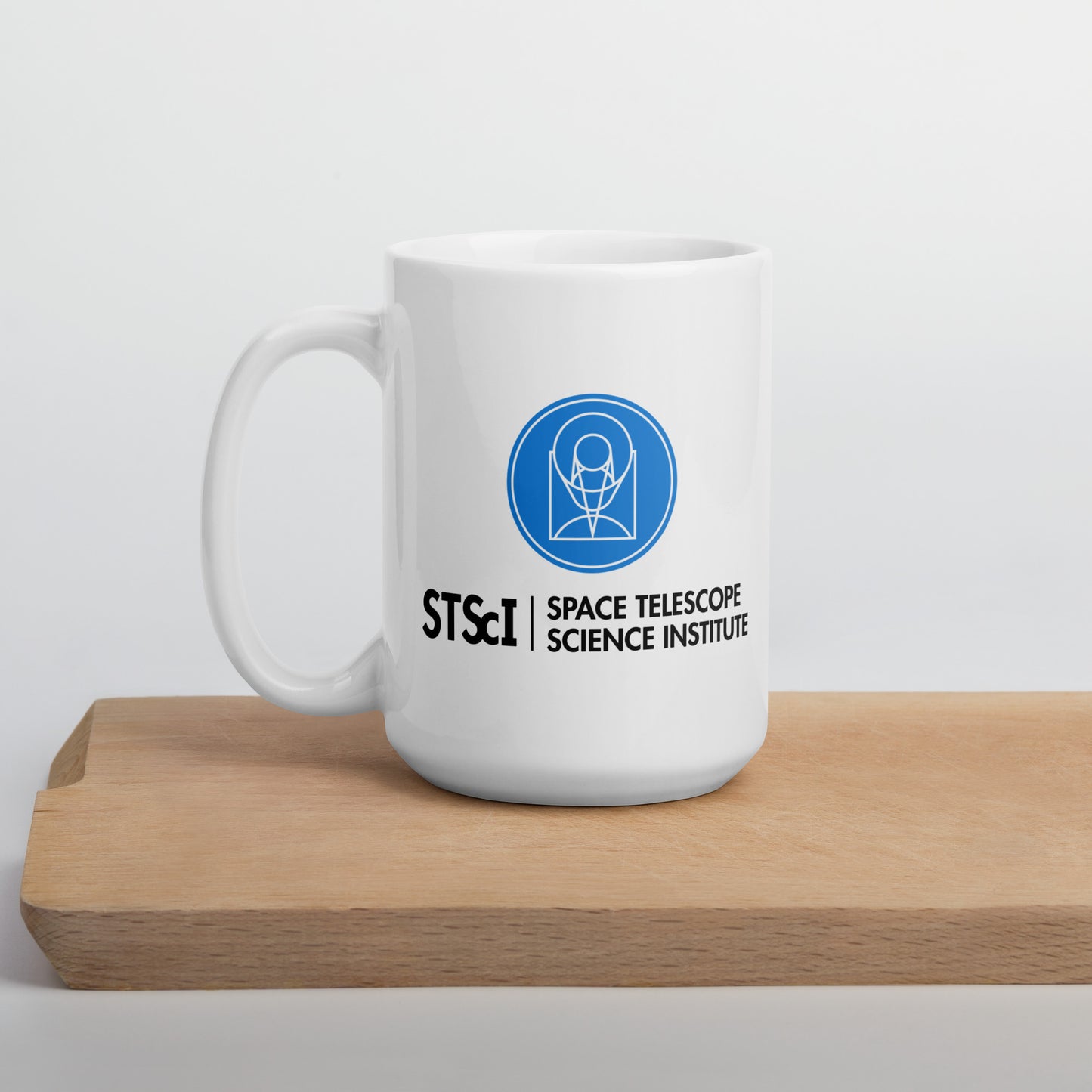 STScI White glossy mug