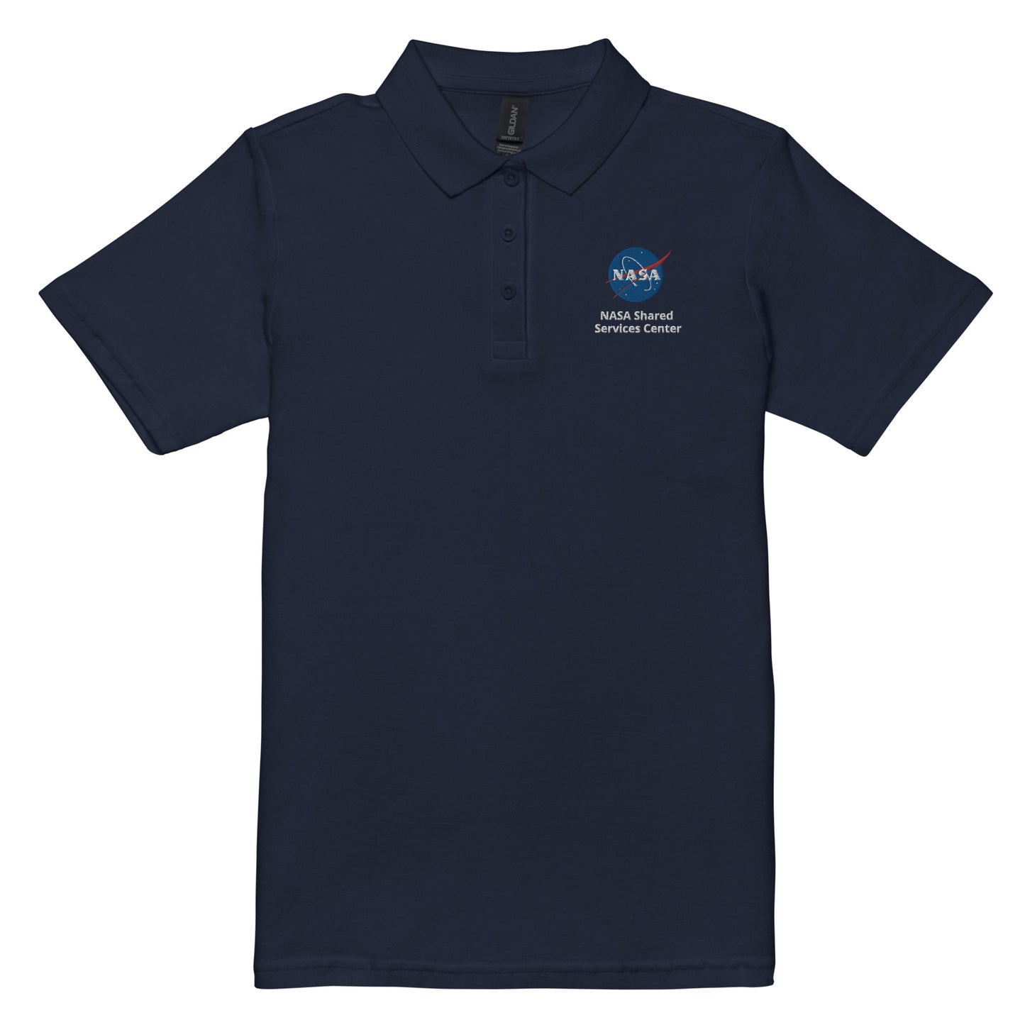 Ladies Cut NSSC/NASA Logo Polo
