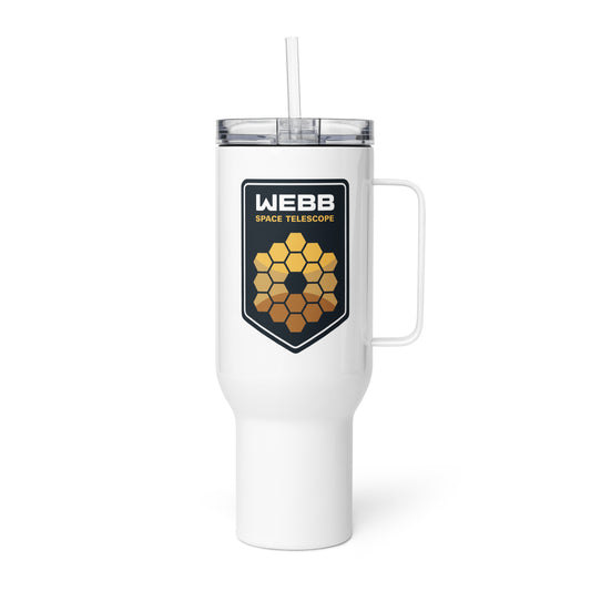 Webb Shield Travel mug with a handle