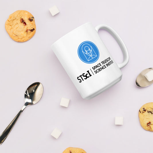 STScI White glossy mug