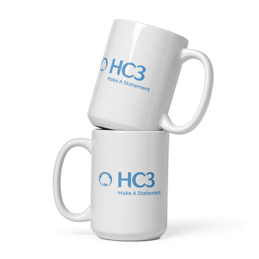 HC3 White glossy mug