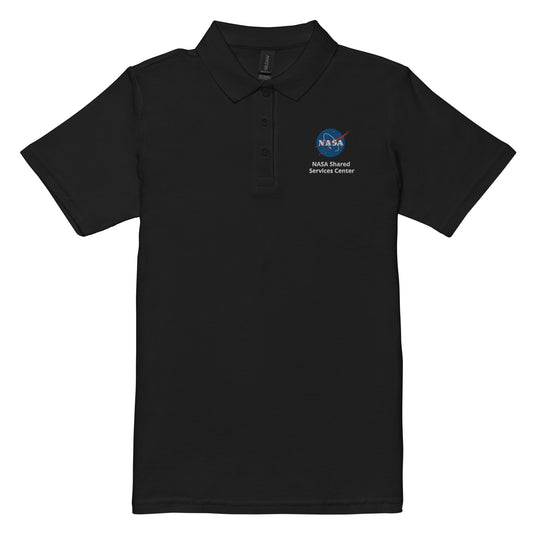 Ladies Cut NSSC/NASA Logo Polo